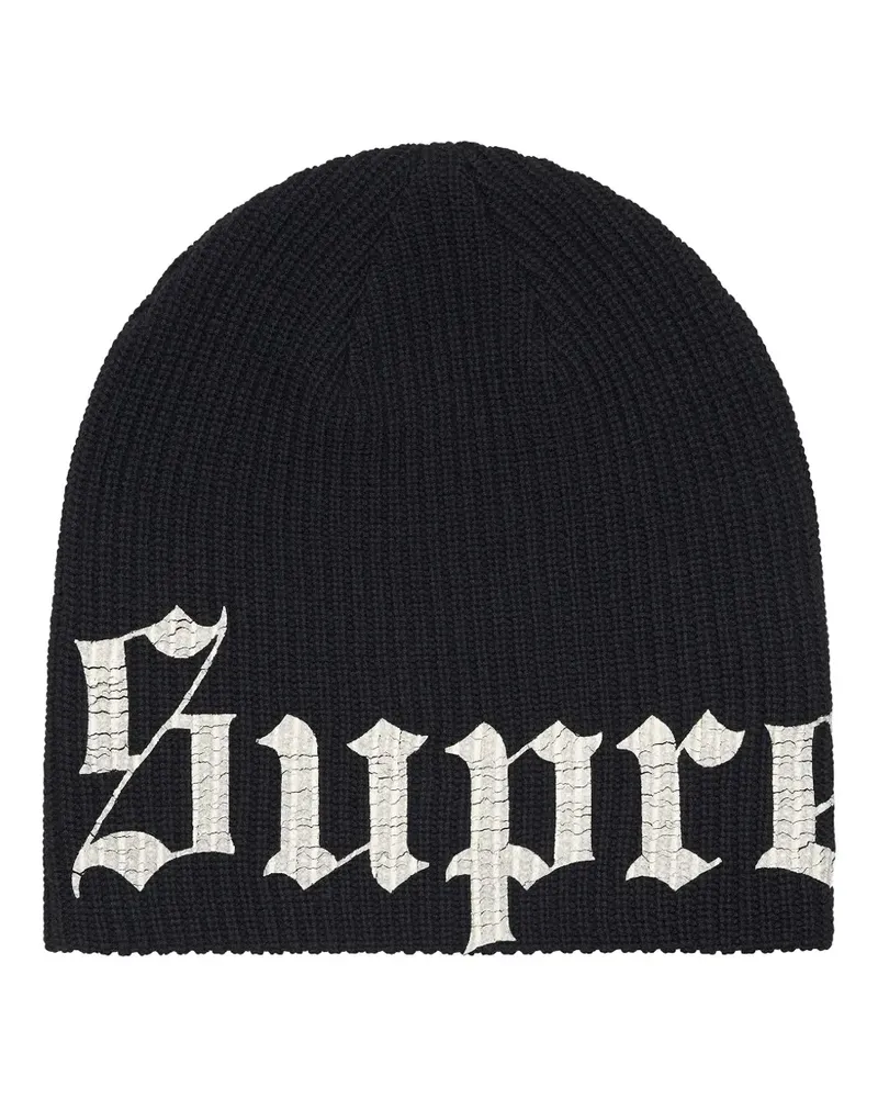 Supreme Being Beanie mit Print - Schwarz Schwarz