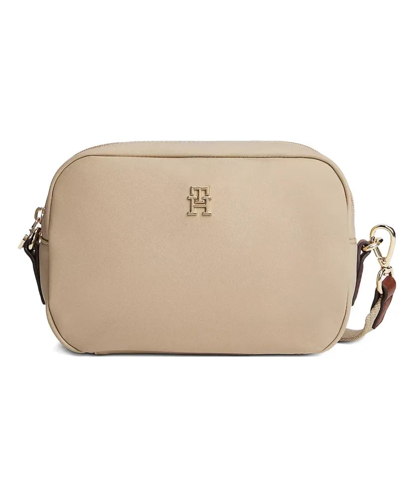 Tommy Hilfiger Umhängetasche aus Leder - Nude Nude