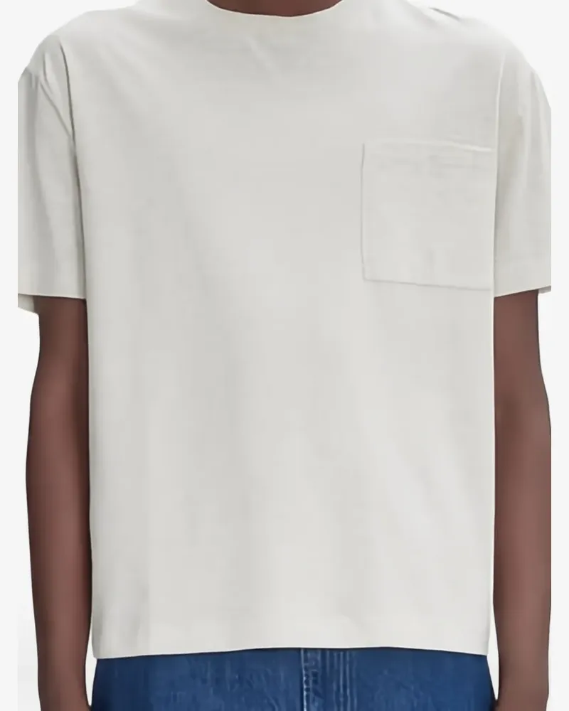 A.P.C. T-Shirt mit Tasche - Grau Grau