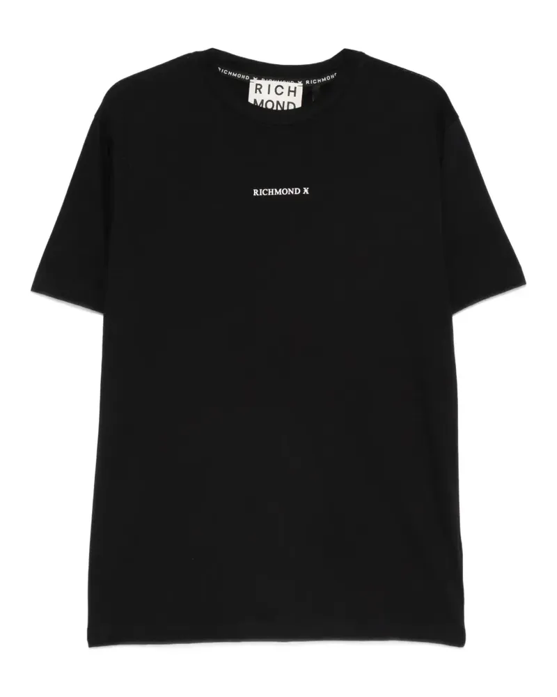 John Richmond logo-print T-shirt - Schwarz Schwarz