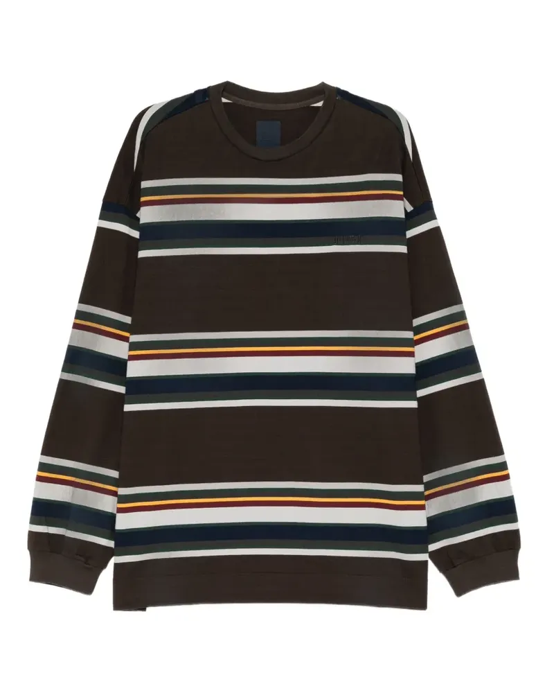 JUUN.J Gestreiftes Langarmshirt - Braun Braun