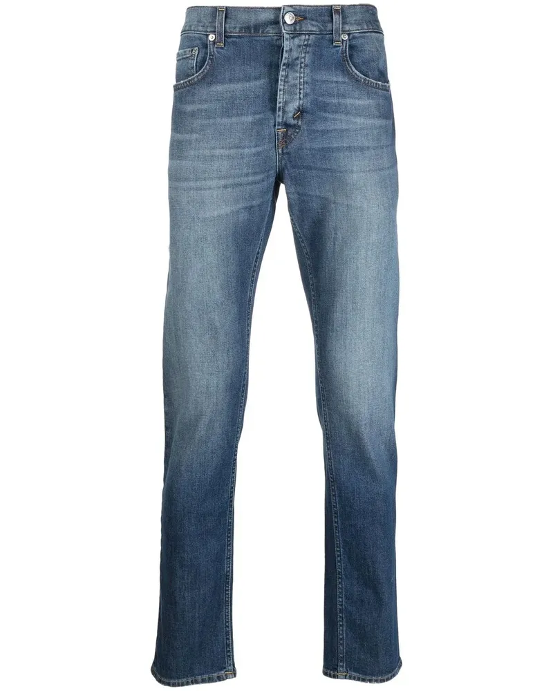 Department 5 Klassische Slim-Fit-Jeans - Blau Blau