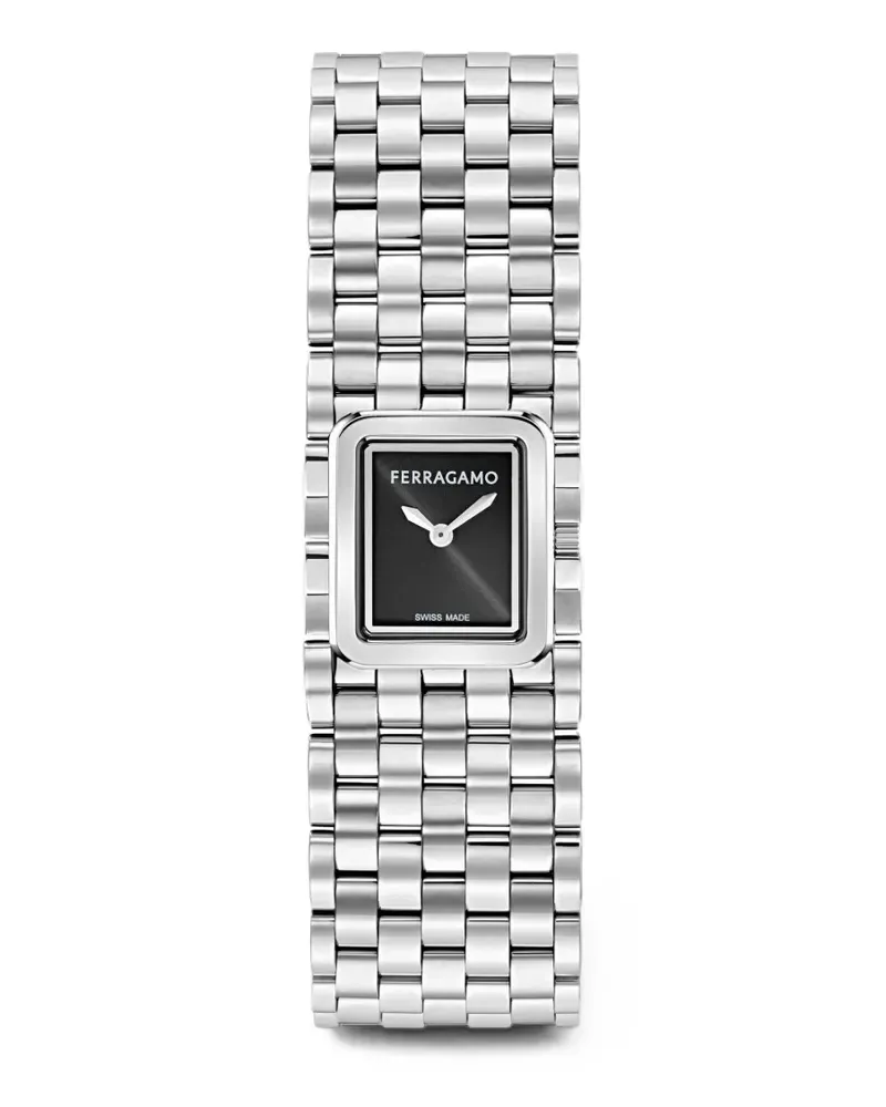 Ferragamo Manchette Armbanduhr 21,5mm - Schwarz Schwarz