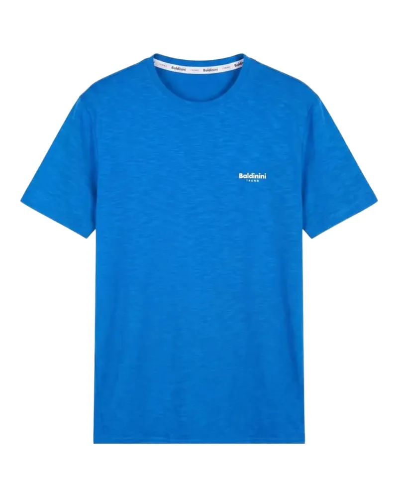 Baldinini logo-print T-shirt - Blau Blau