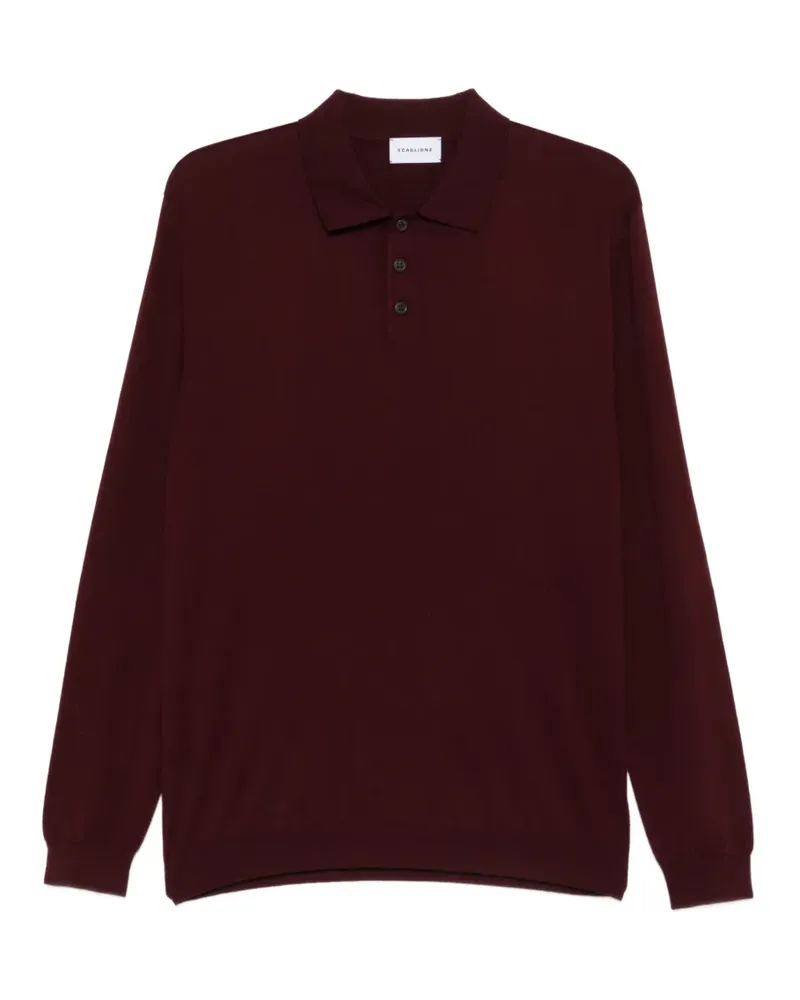Scaglione buttoned polo shirt - Rot Rot