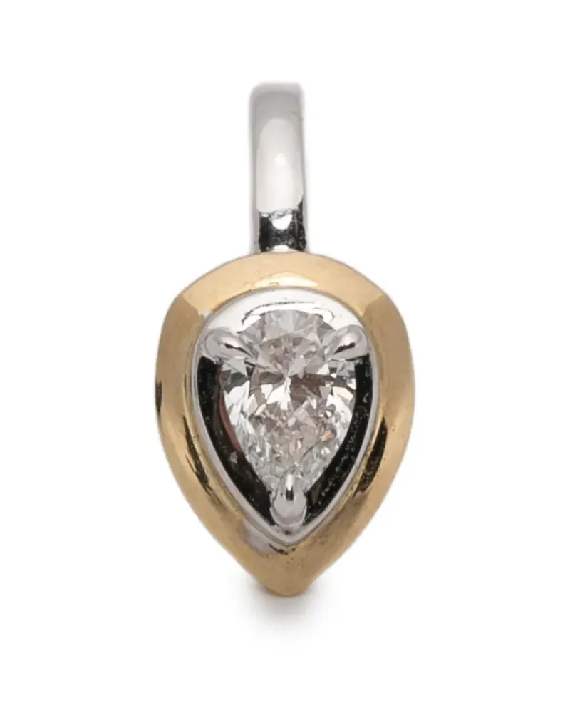 Rainbow K Ohrringe mit Diamanten - Silber Silber