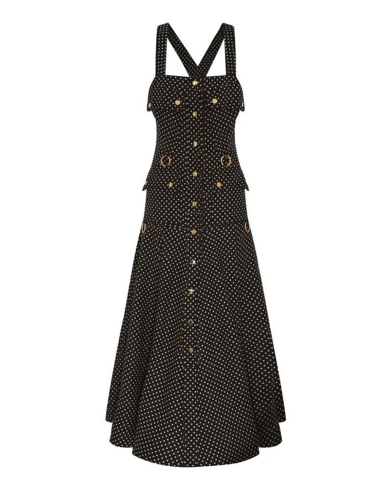 Zimmermann Luna Picnic Kleid - Schwarz Schwarz