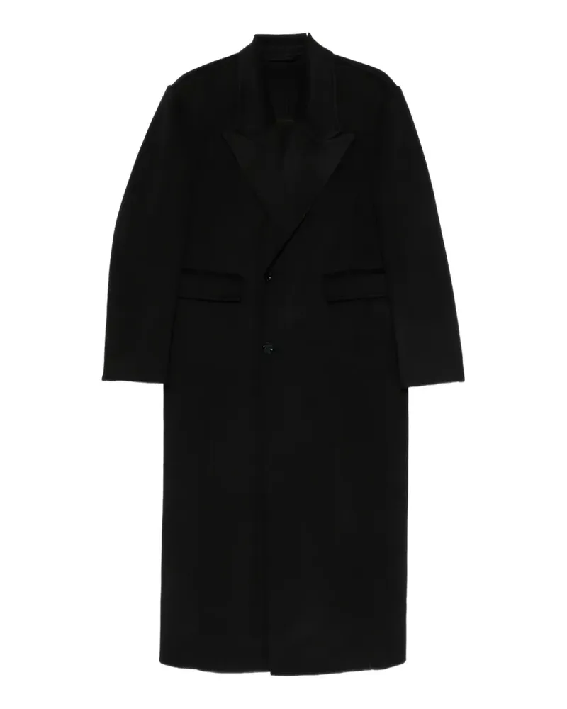 Séfr double-breasted coat - Schwarz Schwarz