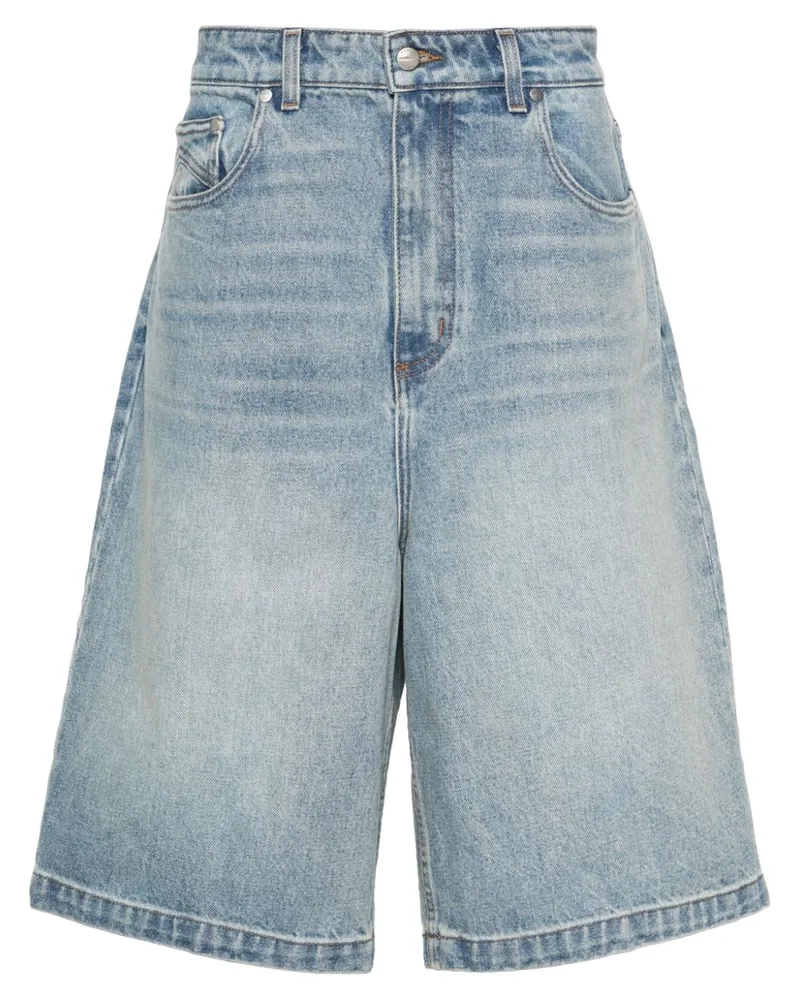 RHUDE Jeans-Shorts mit tiefem Schritt - Blau Blau