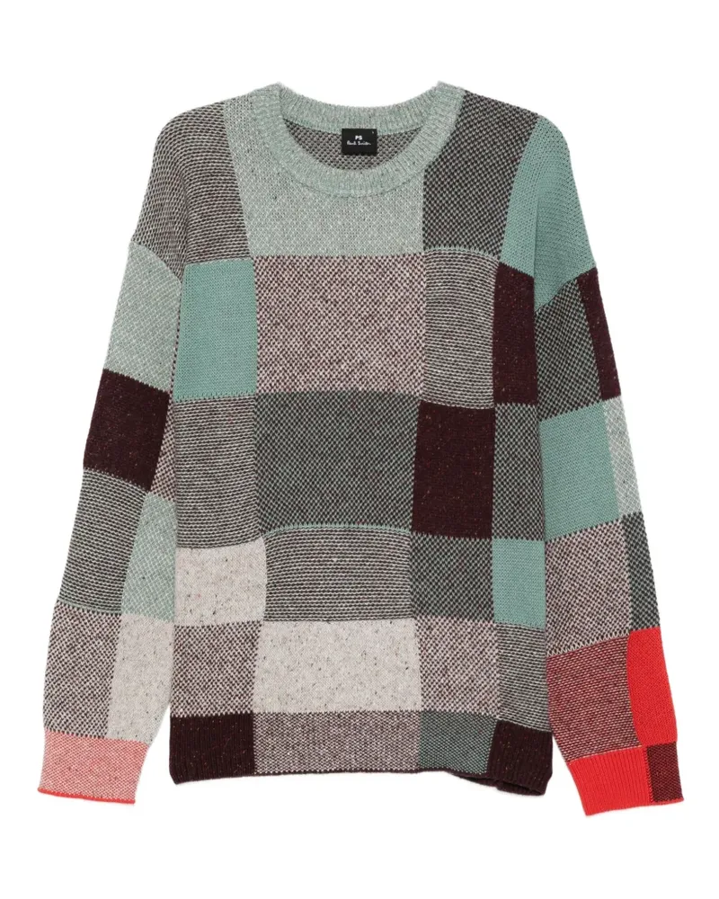 Paul Smith Patchwork-Pullover - Grün Grün