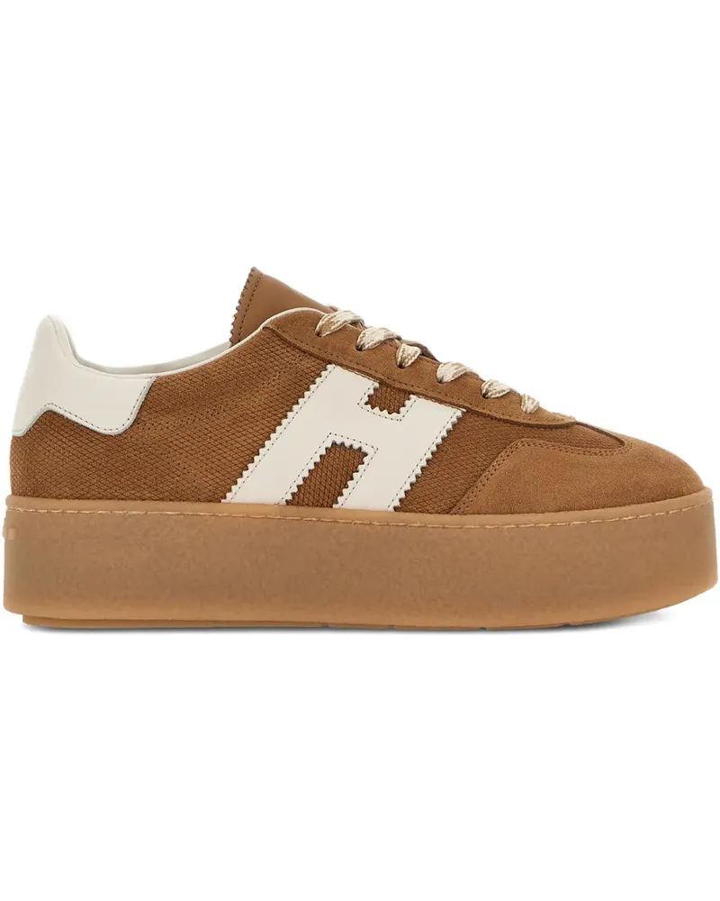 Hogan H698 Plateau-Sneakers - Braun Braun