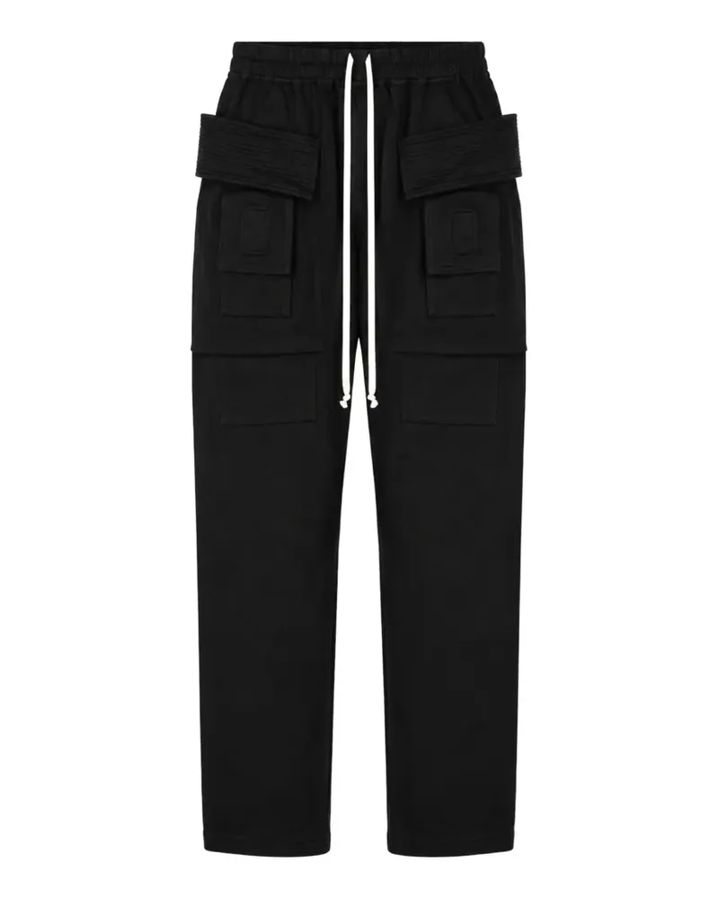 DRKSHDW by Rick Owens Creach Cargo multi-pocket drawstring tapered trousers - Schwarz Schwarz