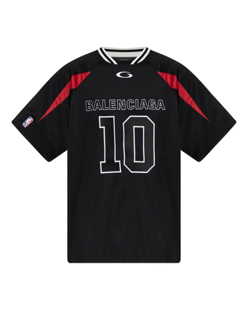 Balenciaga x NBA Oversized-T-Shirt - Schwarz Schwarz