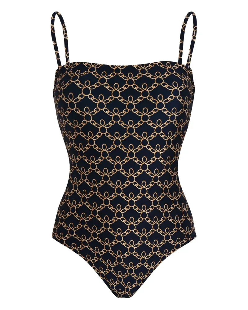 Vilebrequin Badeanzug mit Print - Blau Blau