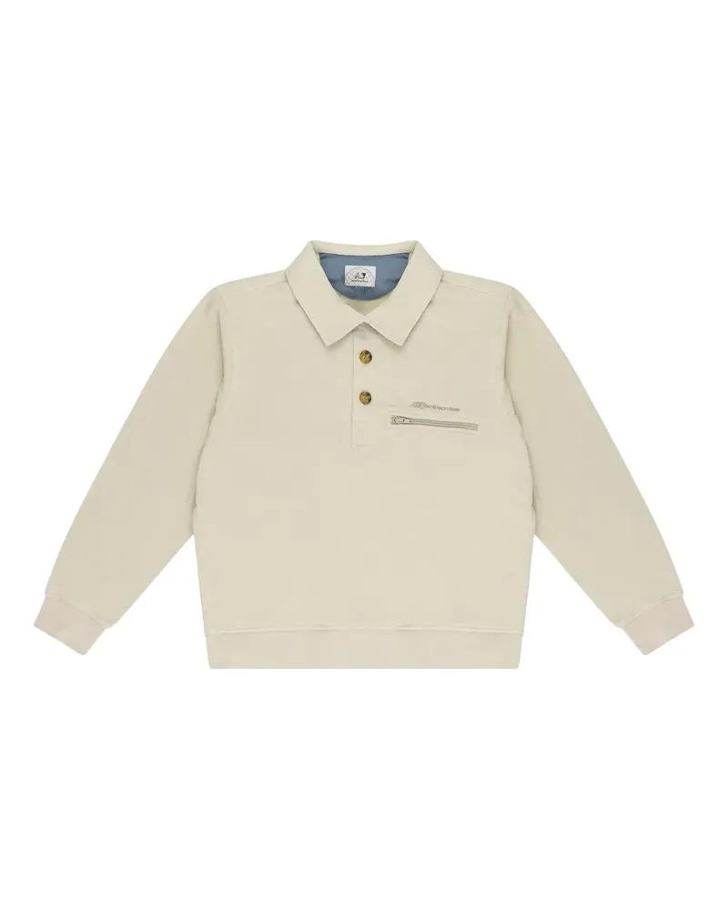 Aimé Leon Dore Stadium fleece "White" polo shirt - Weiß Weiß