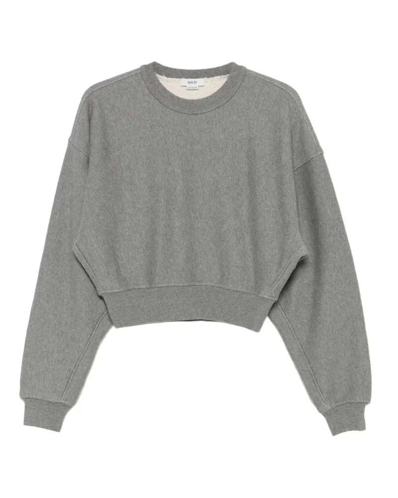 AGOLDE cropped sweatshirt - Grau Grau