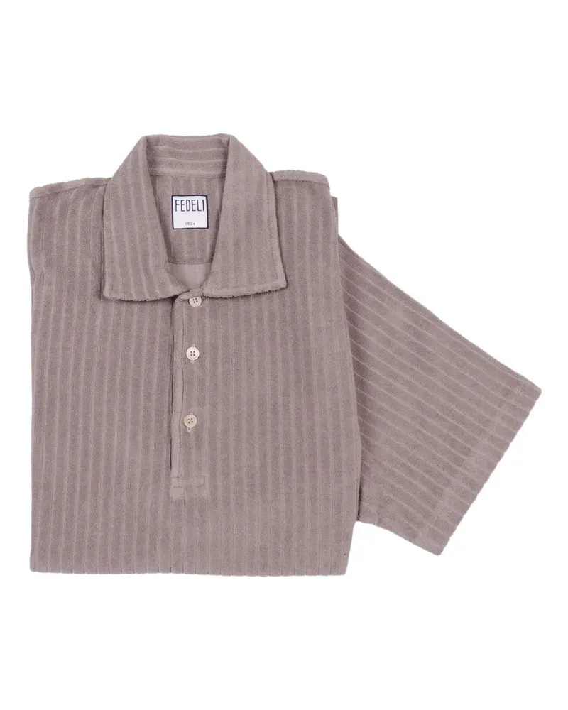 Fedeli Gestricktes Poloshirt - Nude Nude