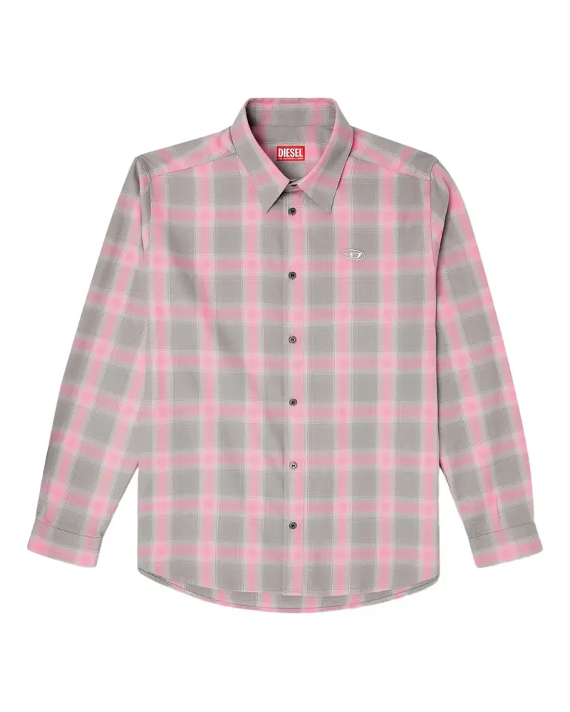 Diesel Kariertes Hemd - Rosa Rosa