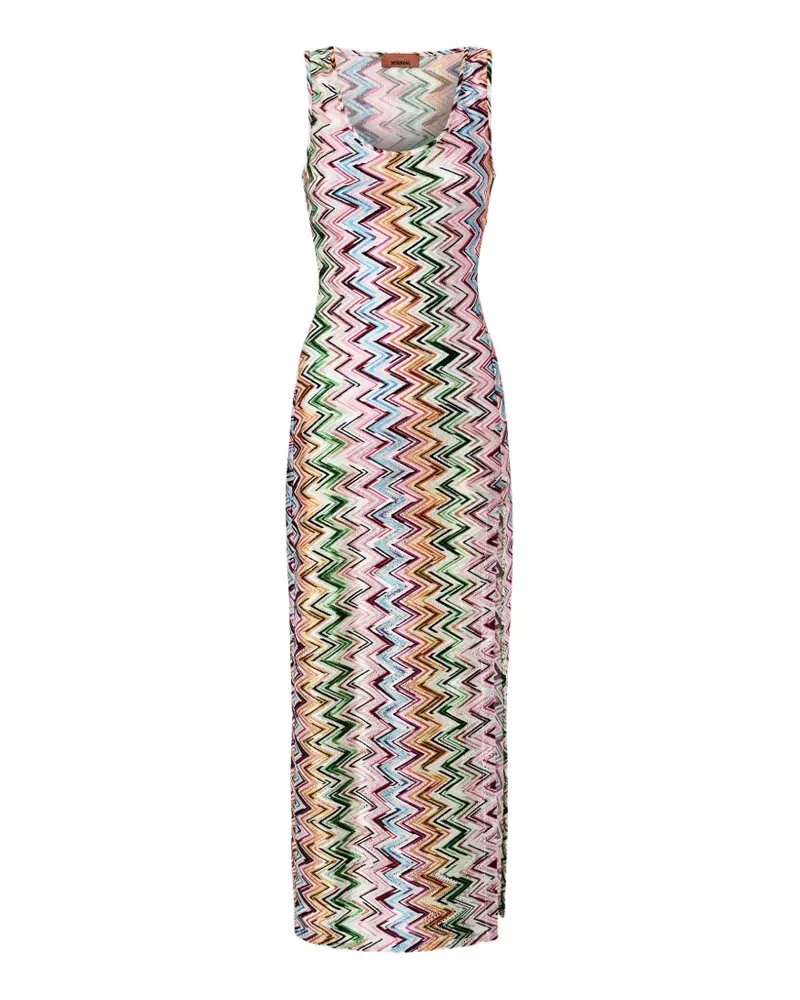 Missoni zigzag-patterned maxi dress - Rosa Rosa