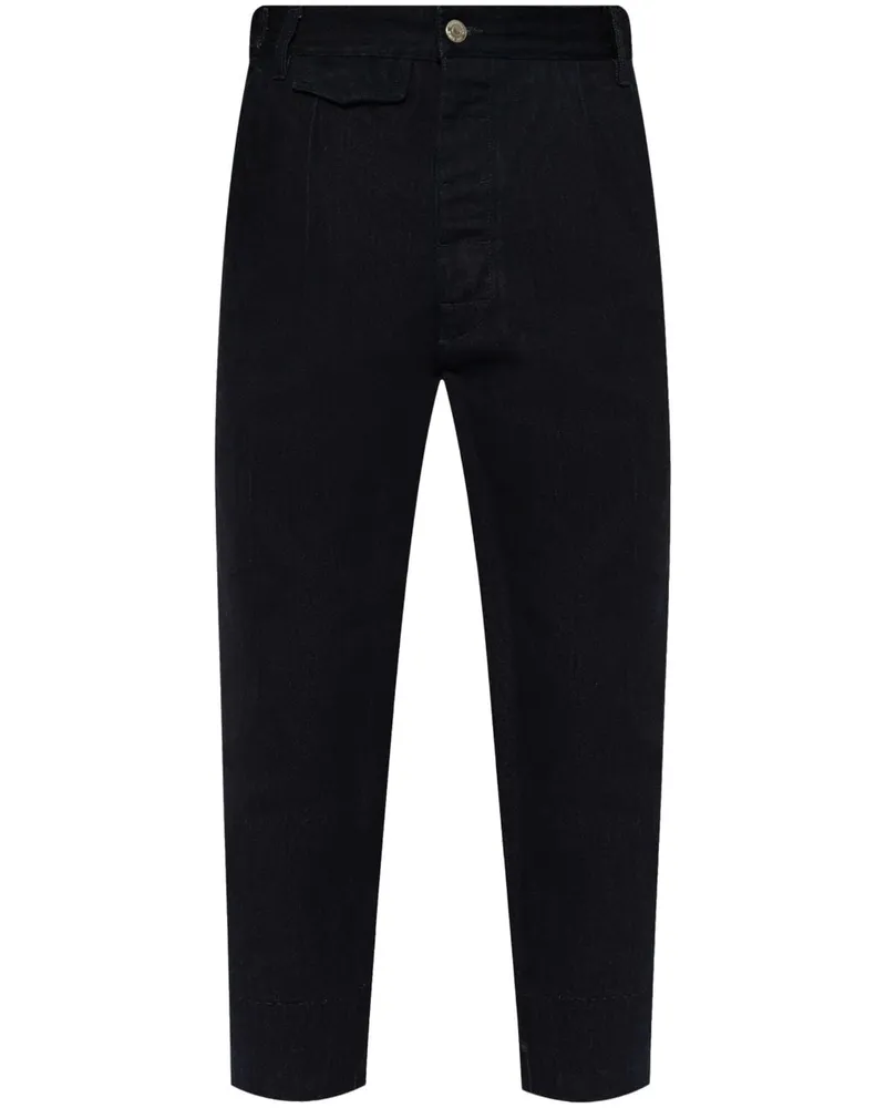 Dsquared2 Tief sitzende Tapered-Jeans - Blau Blau