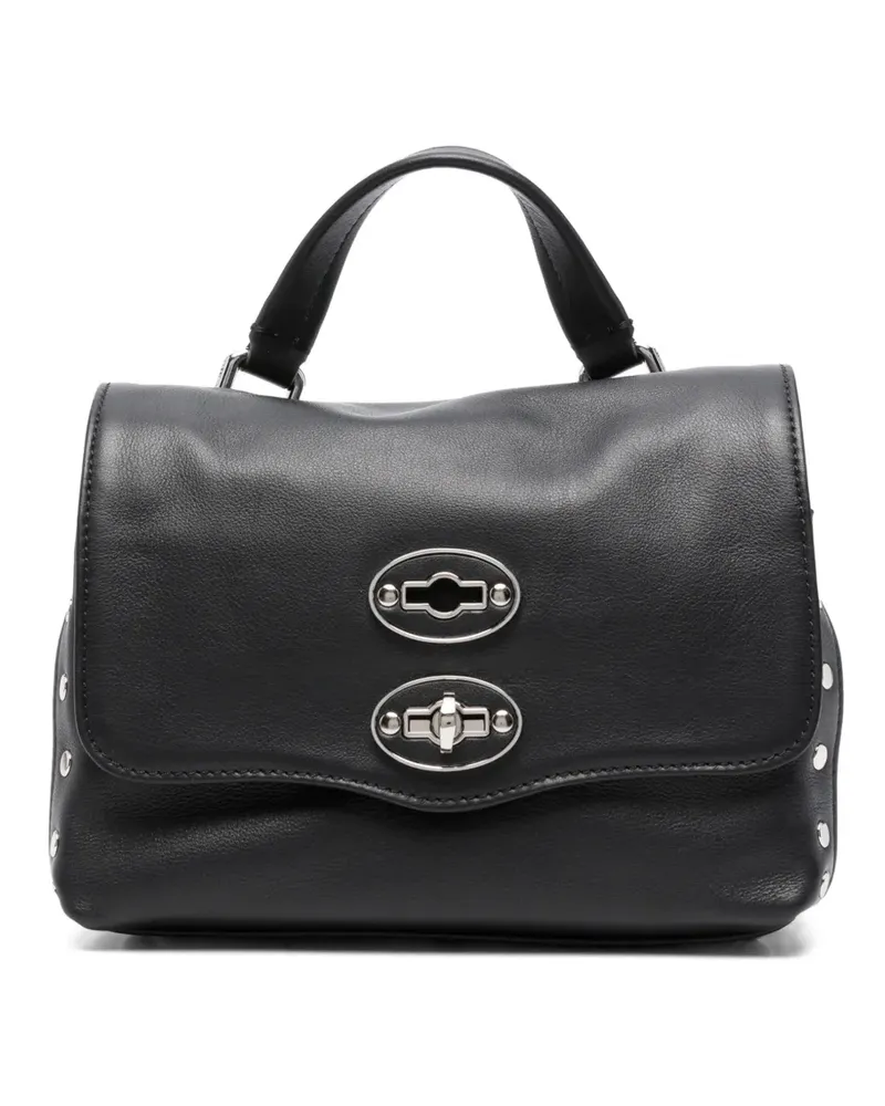 Zanellato Mini Postina Handtasche - Schwarz Schwarz