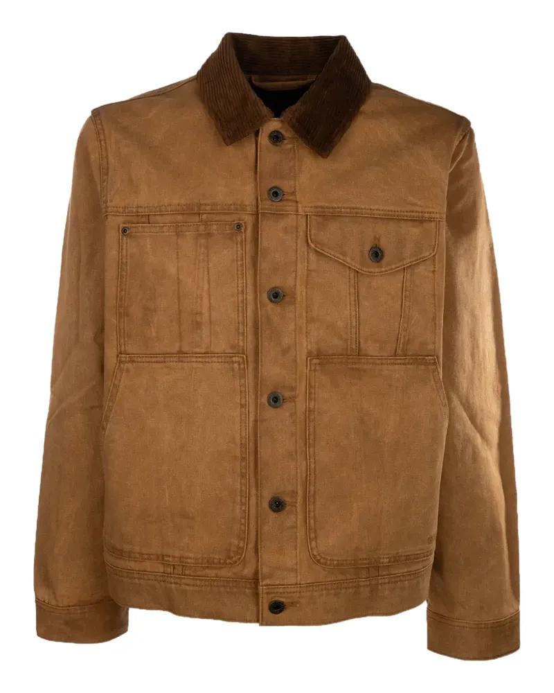 Filson corduroy-collar buttoned jacket - Braun Braun