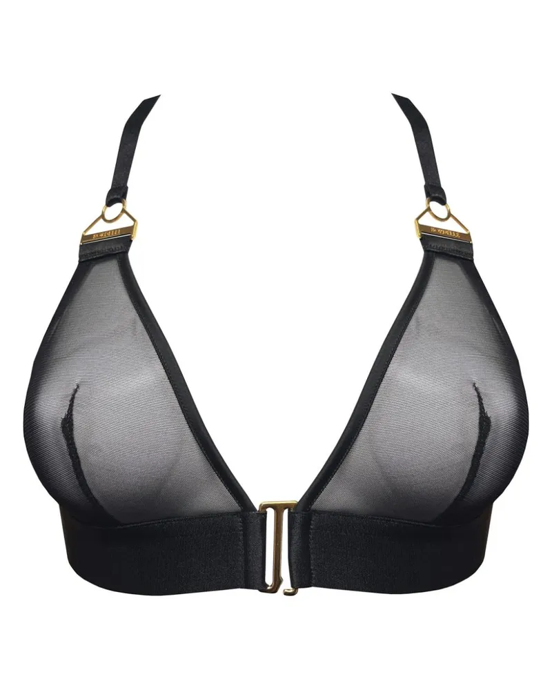 Bordelle Retta Triangel-BH - Schwarz Schwarz
