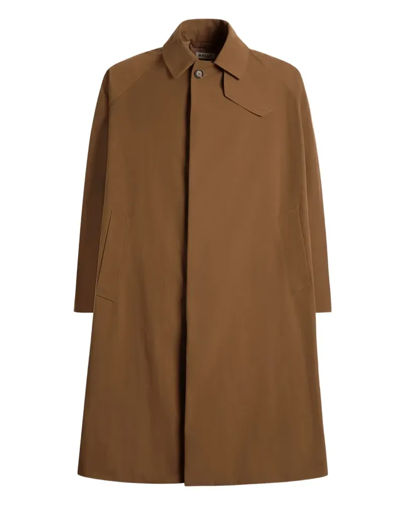 Bally Trenchcoat mit Knopfverschluss - Braun Braun
