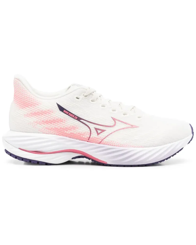 Mizuno Wave Rider 28 Sneakers - Weiß Weiß