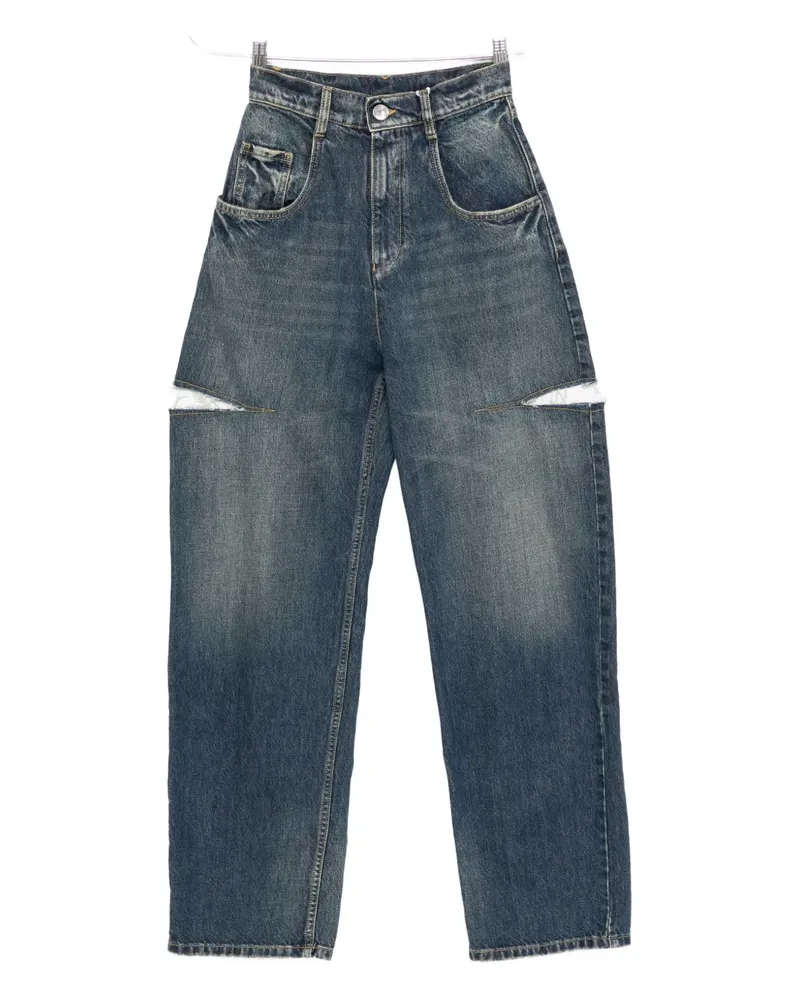 Maison Margiela cut-out jeans - Blau Blau