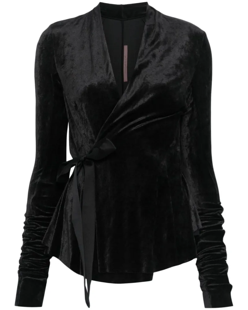 Rick Owens Lilies Hollywood Jacke - Schwarz Schwarz