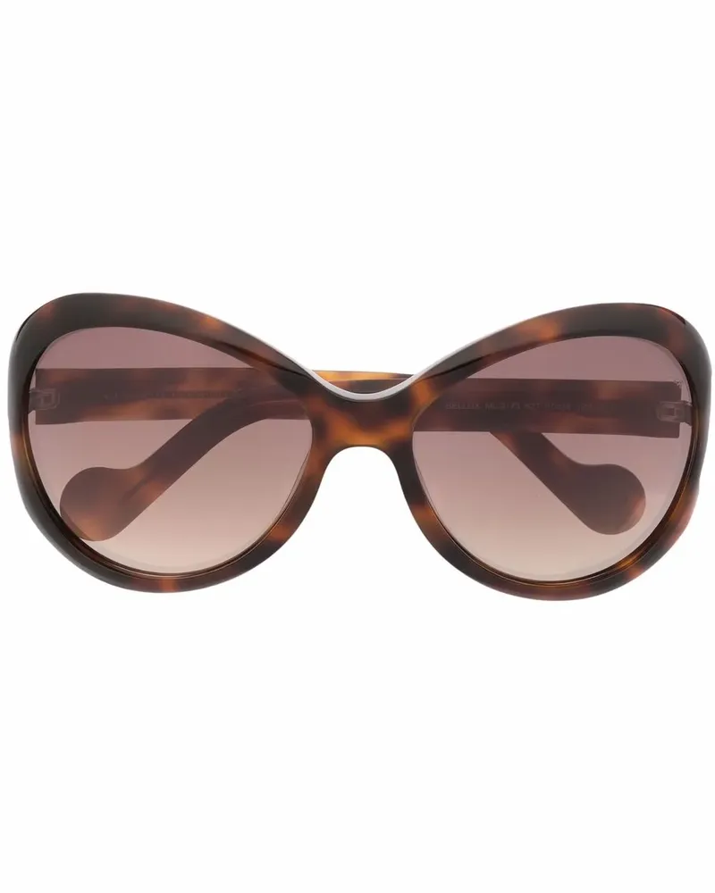 Moncler Bellux Cat-Eye-Sonnenbrille - Braun Braun