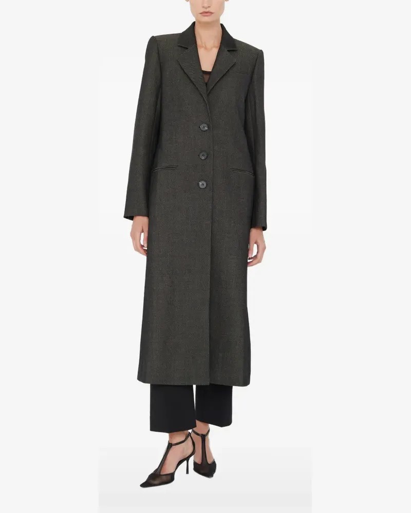 Christopher Esber Talus single-breasted coat - Grau Grau