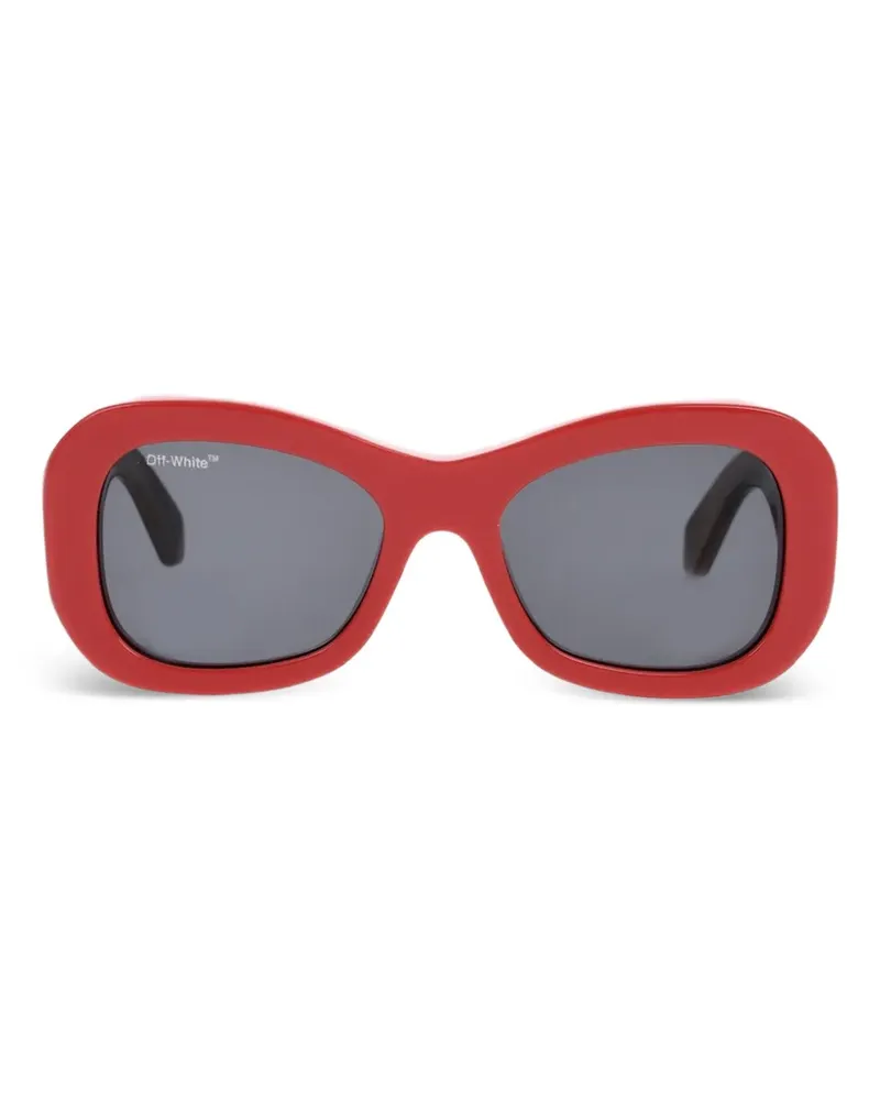 OFF-WHITE Sonnenbrille im Butterfly-Design - Rot Rot