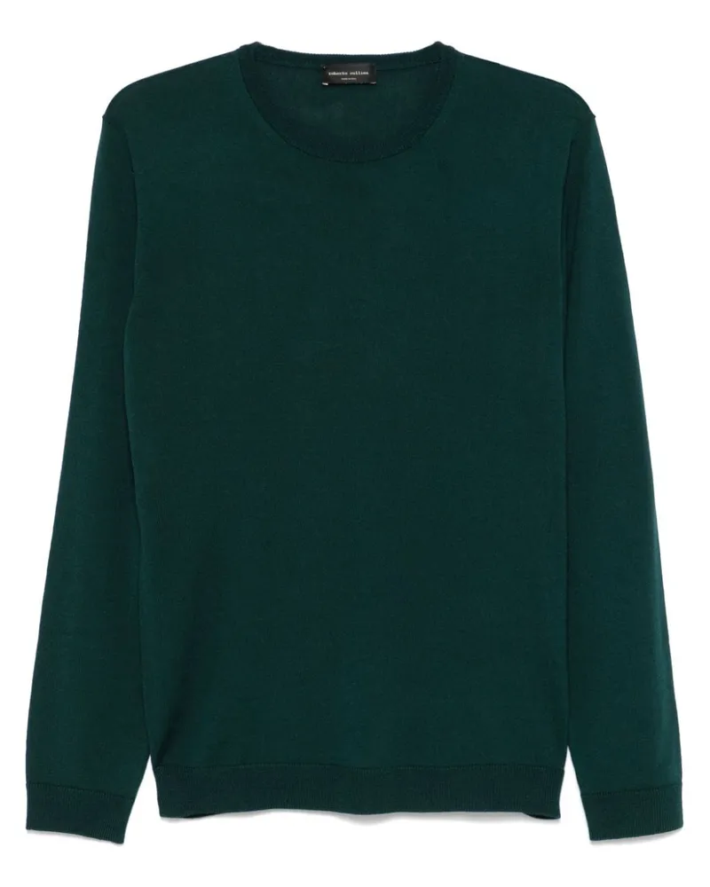 Roberto Collina Klassischer Pullover - Grün Grün
