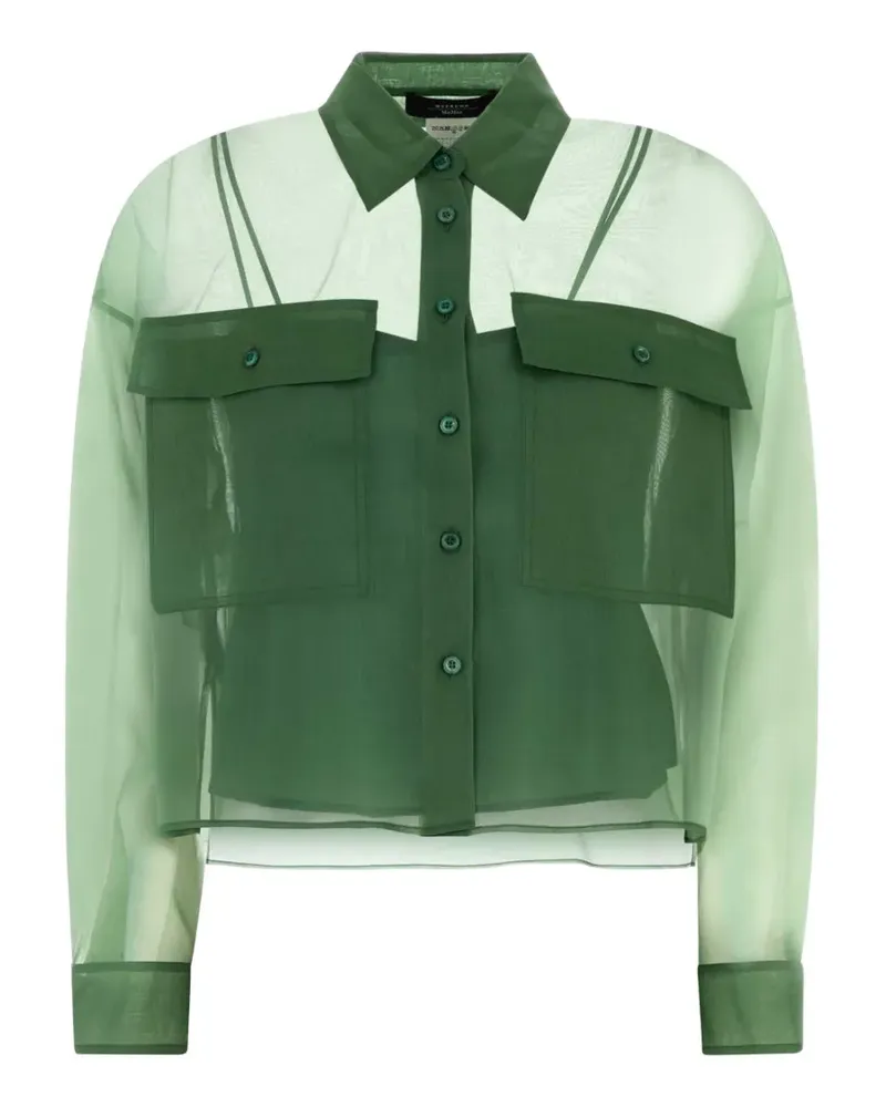 Max Mara Colomba pocket shirt - Grün Grün
