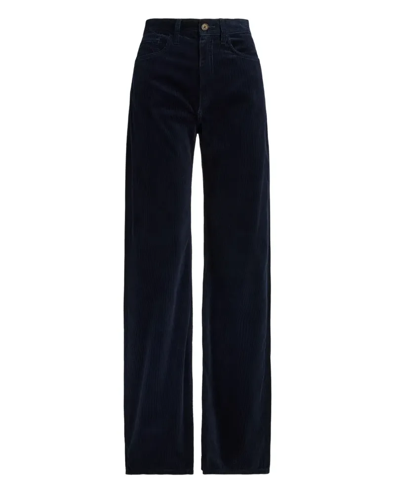 Ralph Lauren Cordhose mit hohem Bund - Blau Blau