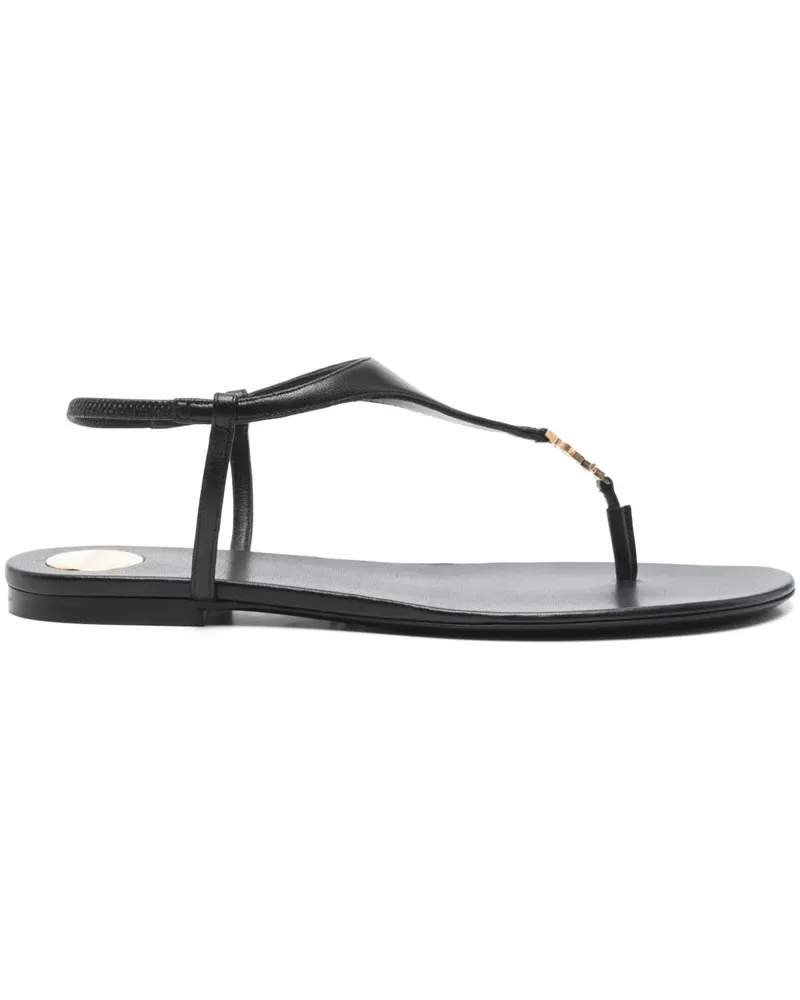 Saint Laurent Cassandra Sandalen - Schwarz Schwarz
