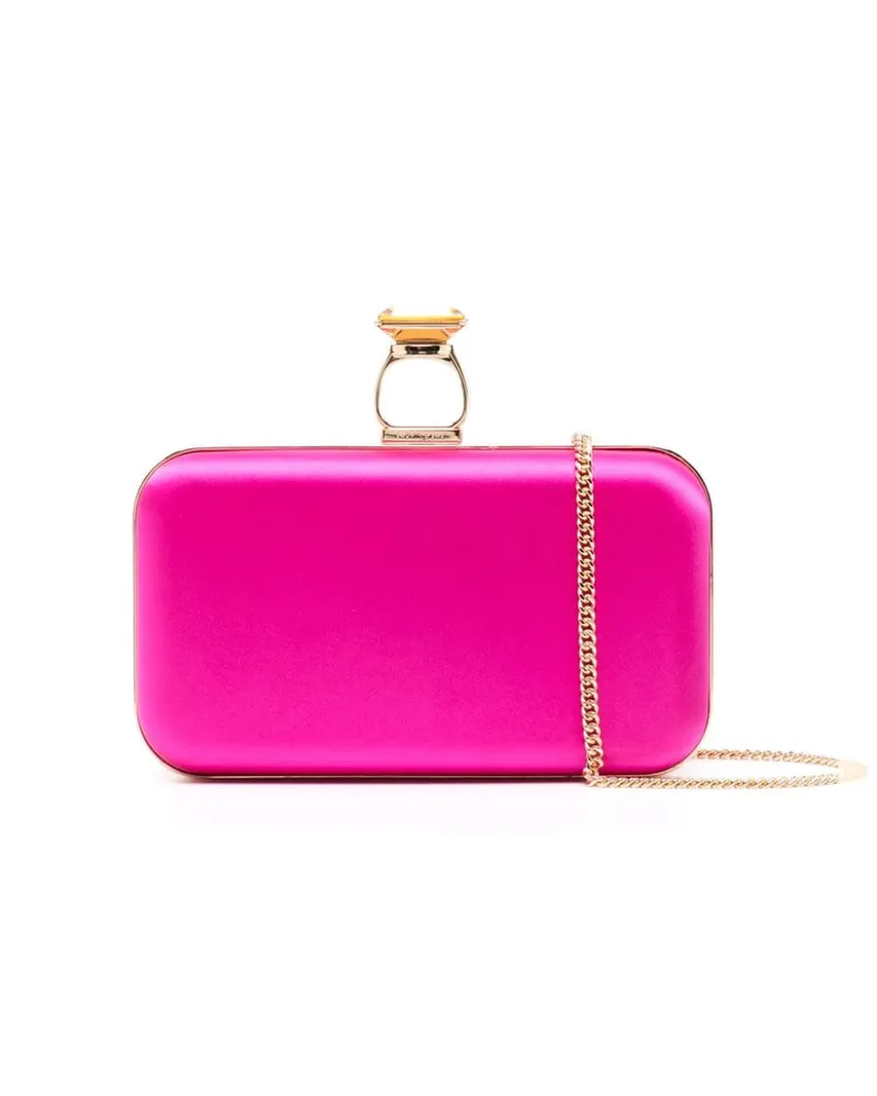 Sachin & Babi On the Rocks Clutch aus Satin Rosa