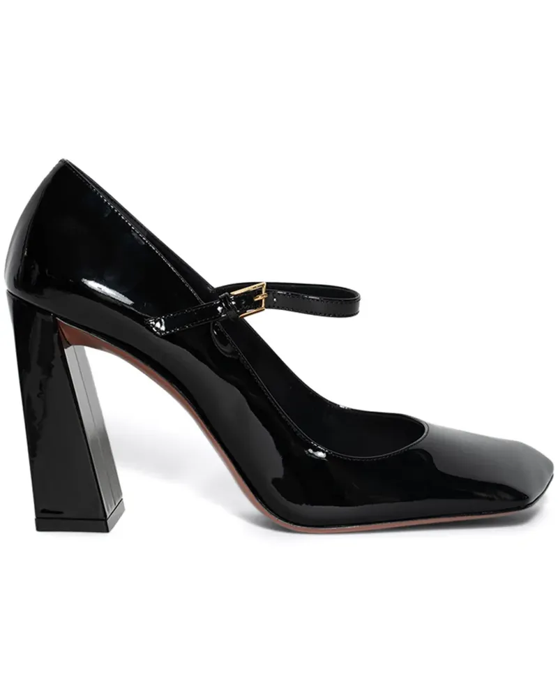 Amina Muaddi Charlotte Pumps 95mm - Schwarz Schwarz