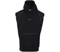 T-Shirt mit Kapuze - Schwarz