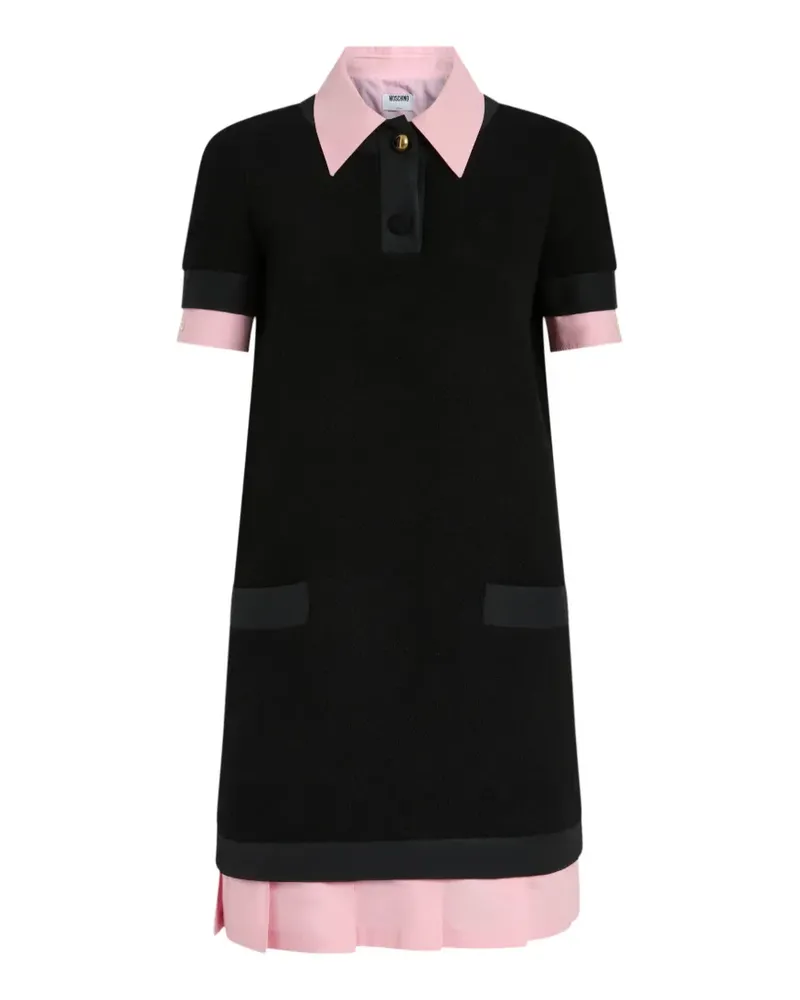 Moschino Kleid aus Bouclé - Schwarz Schwarz
