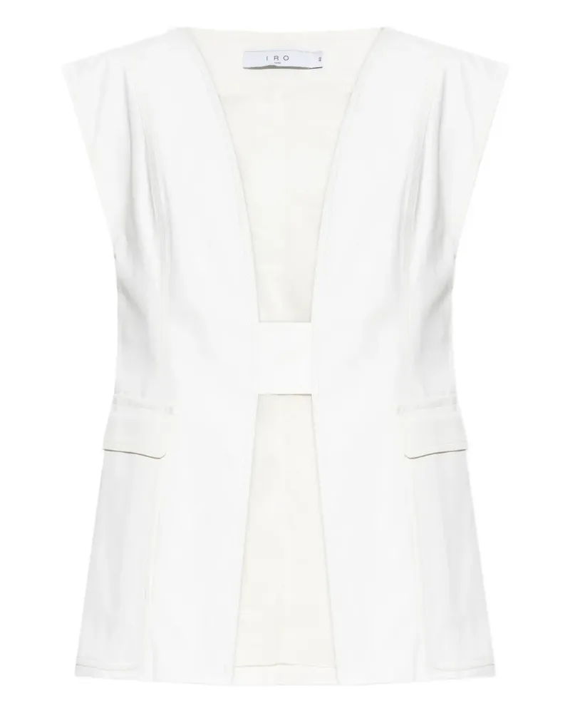 IRO Ärmelloser Blazer - Weiß Weiß