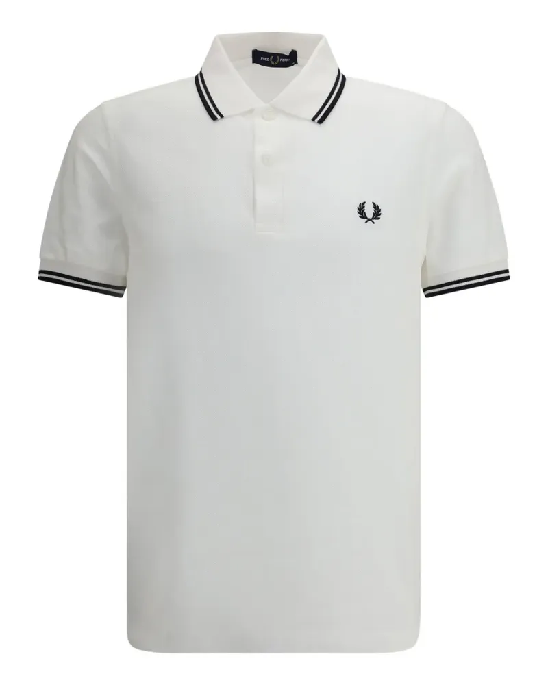 Fred Perry M3600 Twin tipped cotton polo shirt - Weiß Weiß