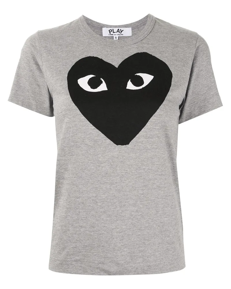 Comme des Garçons T-Shirt mit Logo-Print - Grau Grau