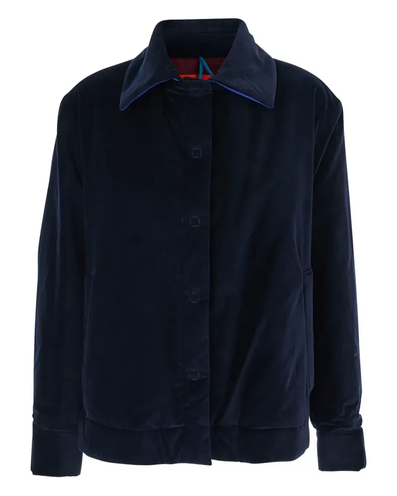 ..,merci Jacke mit klassischem Kragen - Blau Blau