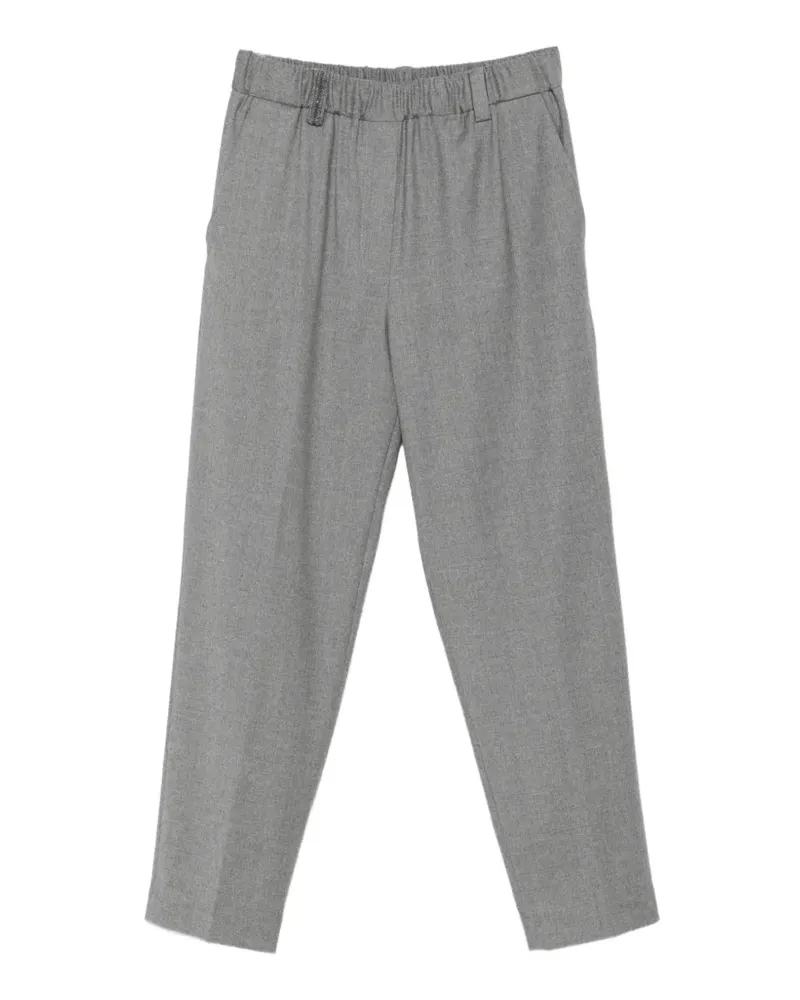 Antonelli Firenze elasticated tapered trousers - Grau Grau