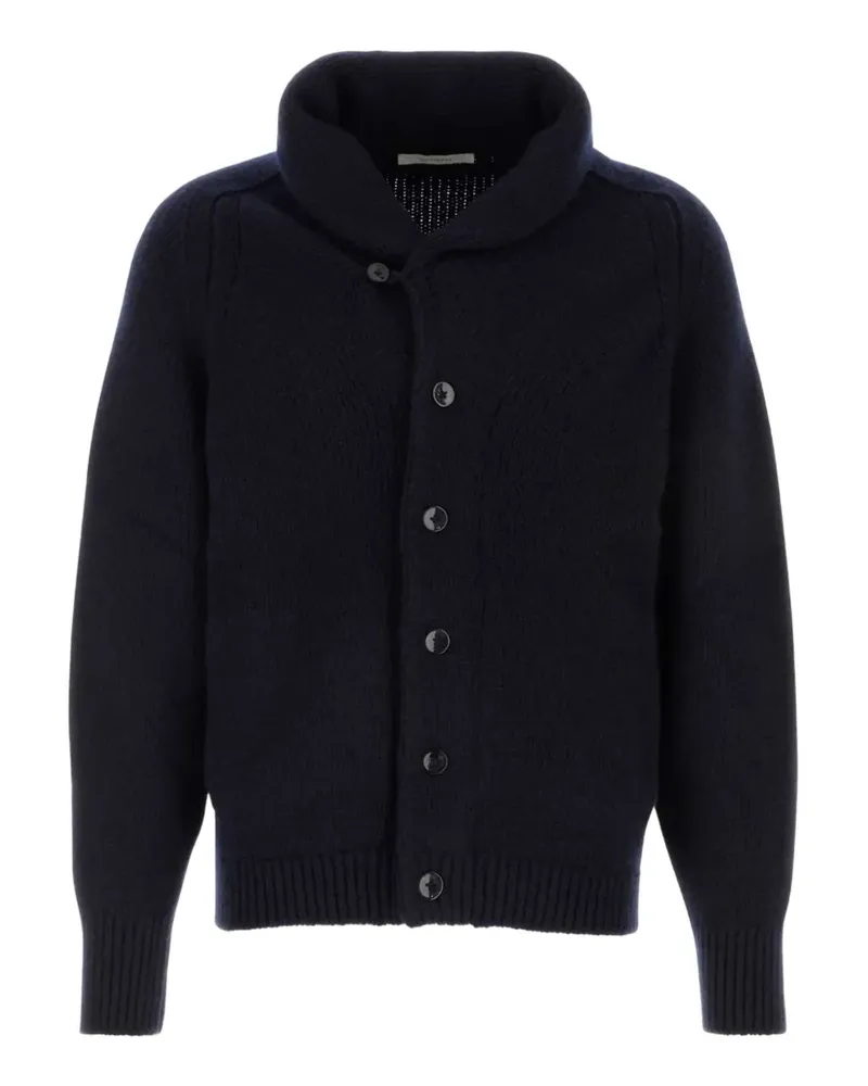 Umit Benan Montana shawl-collar cardigan - Blau Blau