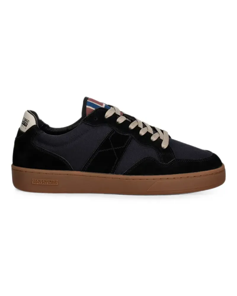 Napapijri Diomede suede-panelled sneakers - Schwarz Schwarz