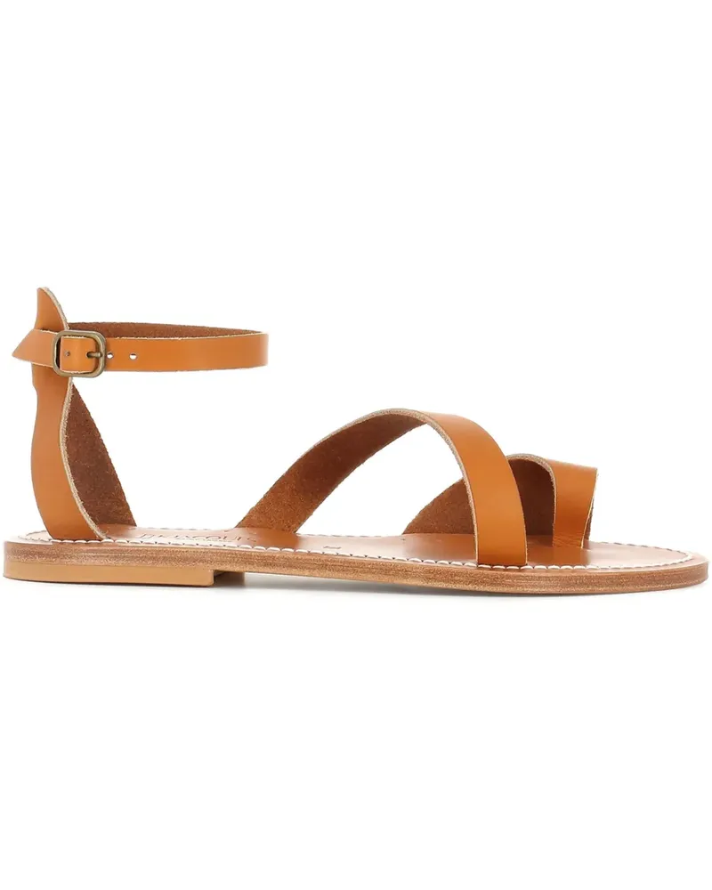 K.Jacques  Sandalen mit Knöchelriemen - Braun Braun